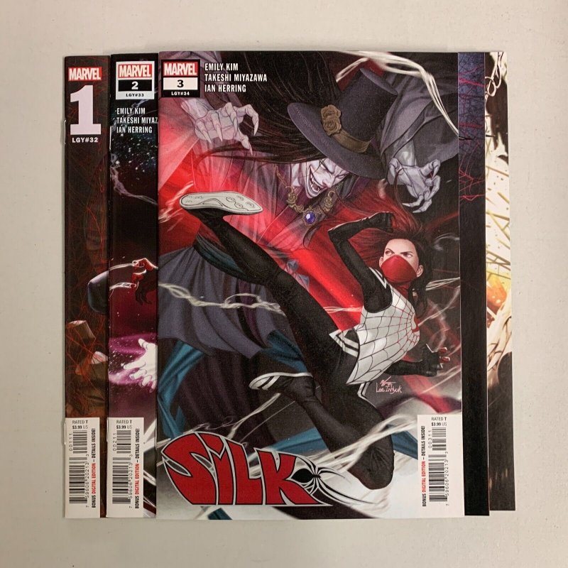 Silk #1-5 Set (Marvel 2022) 1 2 3 4 5 Emily Kim (9.2+) 