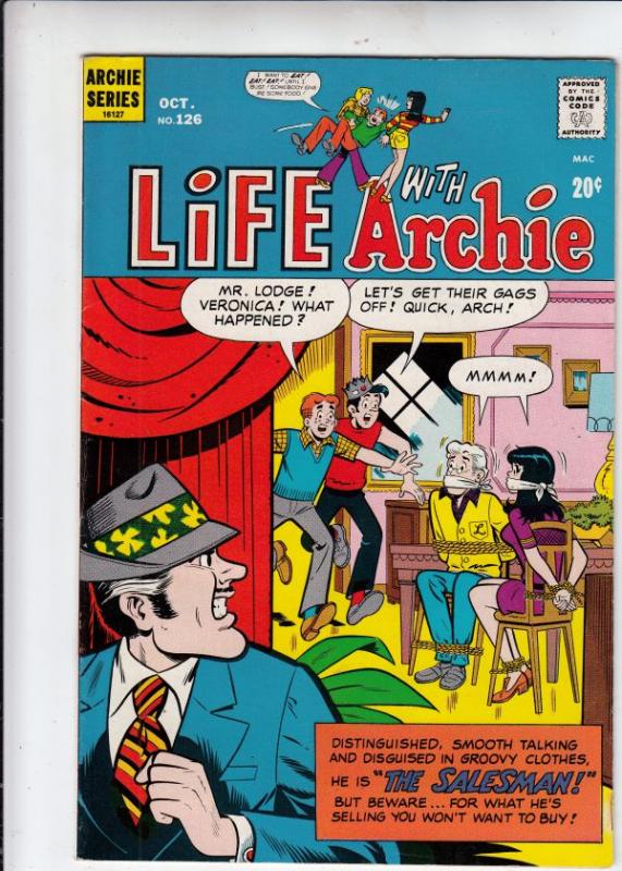 Life with Archie #126 (Oct-72) NM Super-High-Grade Archie, Jughead, Betty, Ve...