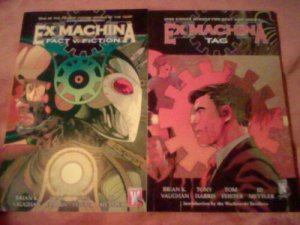 Ex Machina TPB Lot Vol 2,3 Tag Fact vs Fiction Wildstorm Brian K Vaughn