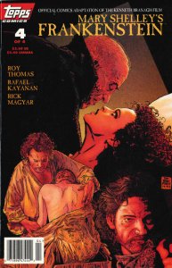 Frankenstein (Mary Shelley's ) #4 (Newsstand) FN ; Topps | Movie Adaptation