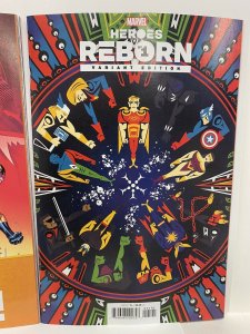 HEROES REBORN #1 1:50 Veregge + 1:25 Ed McGuiness Incentive Variant Set NM 2021
