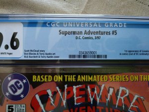 Superman Adventures #5 (1997) CGC 9.6 1st App Livewire