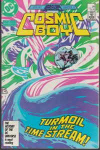 COSMIC BOY #3 DC COMICS 1986  BAGGED & BOARDED