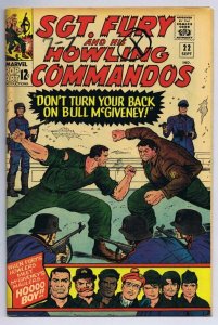 Sgt Fury and His Howling Commandos #22 ORIGINAL Vintage 1965 Marvel Comics