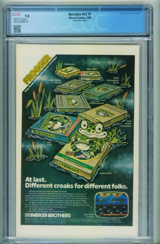 Hercules Vol. #1 CGC 9.8--Newsstand--comic book--1985--4023080019
