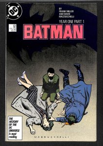 Batman #404 VF/NM 9.0 Year One Part 1 Frank Miller!