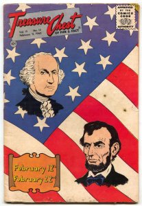 Treasure Chest Vol. 15 #12 1960- George Washington- Lincoln