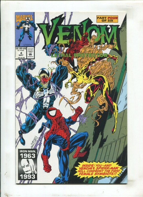 Venom: Lethal Protector #4- Direct Edition- 1st Appearance of Scream (9.2OB)1993