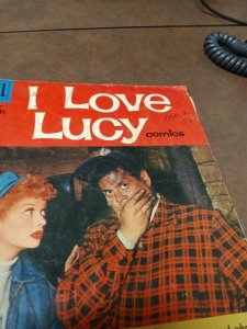 I Love Lucy #28 July 1960 Dell silver age TV show photo cover Lucille ball