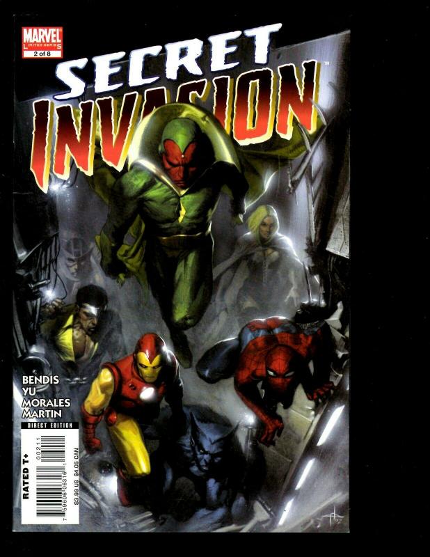 8 Secret Invasion Marvel Comics # 1 2 3 4 5 6 7 8 RP1