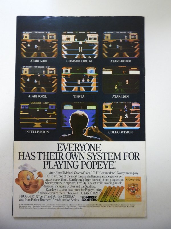 The Uncanny X-Men #182 (1984) VG+ Condition moisture stain bc