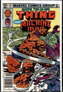 Marvel Two-in-One #93 (1982) The Thing