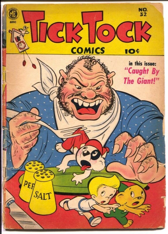 Tick Tock #32 1951-ME-horror cover-Frank Frazetta Ghost Rider  imagery-rare-FR/G | Comic Books - Modern Age, Magazine Enterprises, Ghost  Rider, Funny ... / HipComic