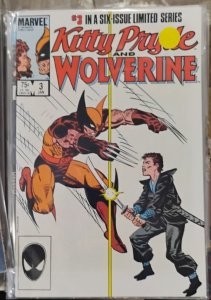 KITTY PRYDE AND WOLVERINE # 3   1985   marvel MINI SERIES