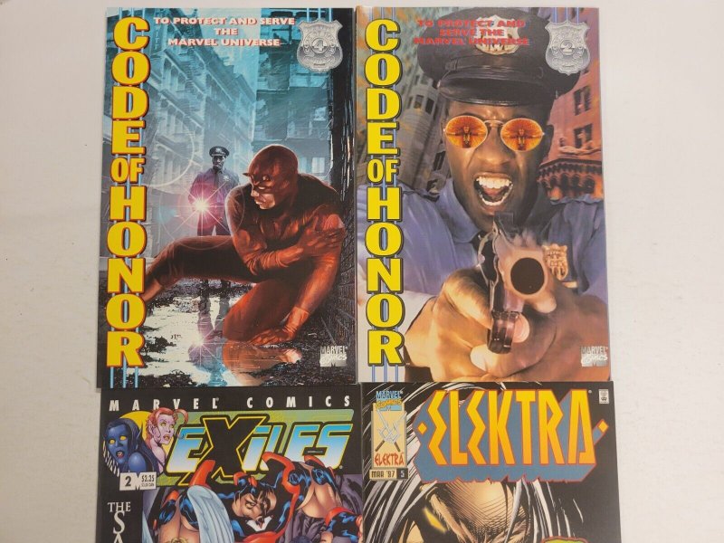 4 Marvel Comics #2 5 Elektra + #2 Exiles + #2 4 Code of Honor 60 TJ11