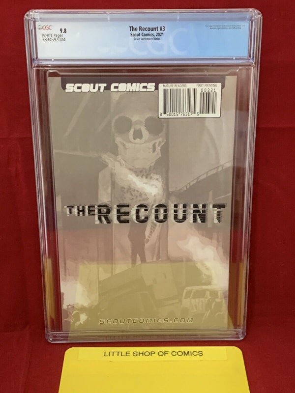 The Recount 3 Webstore Variant CGC 9.8