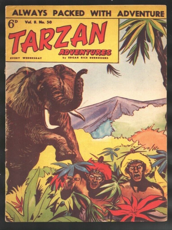 Tarzan Adventures Vol. 8 #50 1959-ERB--Rex Maxxon Tarzan art-VG+