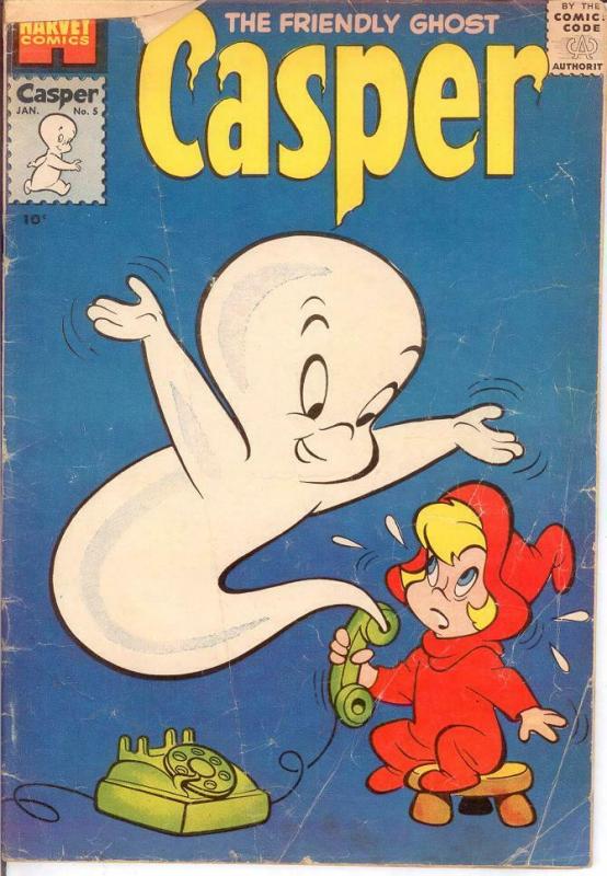 CASPER  (1958-    ) 5 FR-G Jannuary 1959 COMICS BOOK