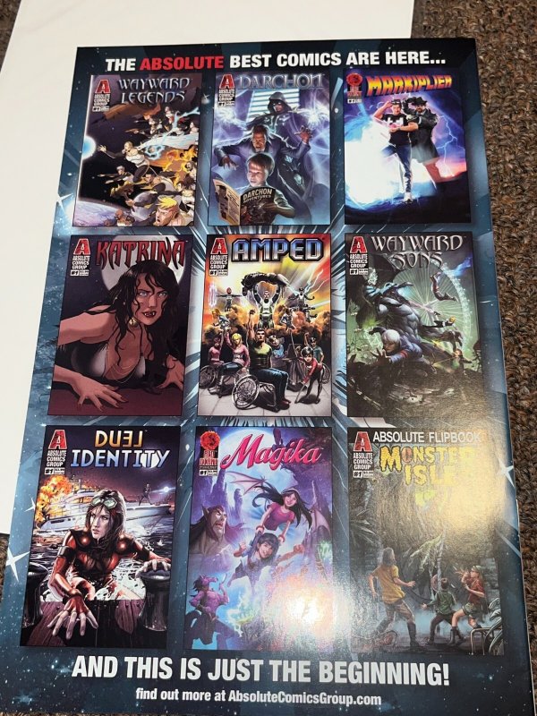 White Widow NYCC Preview Book 1 (2018), Tyndall Virgin Variant Cover, NM-