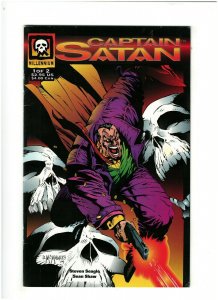 Capt. Satan VF+ 8.5 Millennium Comics 1994 Red Foil Cover