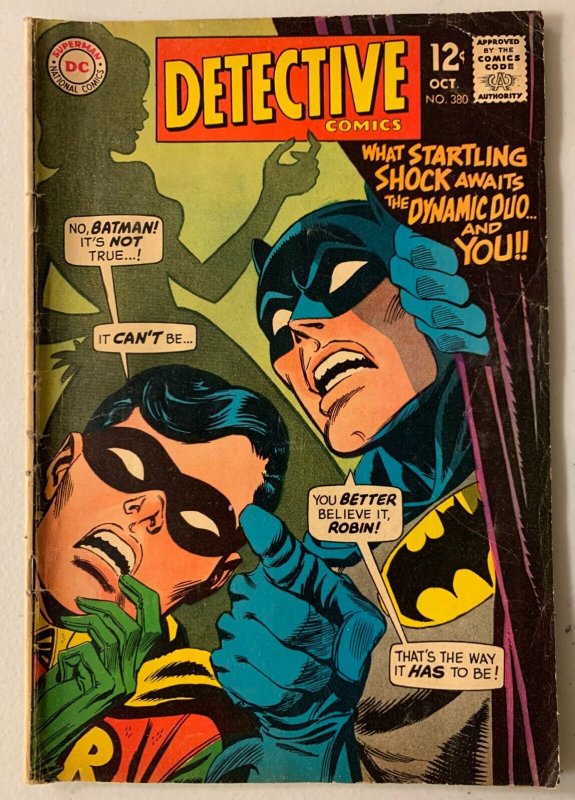Detective Comics #380 DC 1st Series (3.5 VG-) (1968)