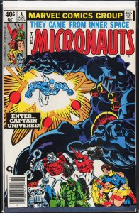 Micronauts #8 Newsstand Edition (1979) Micronauts [Key Issue]