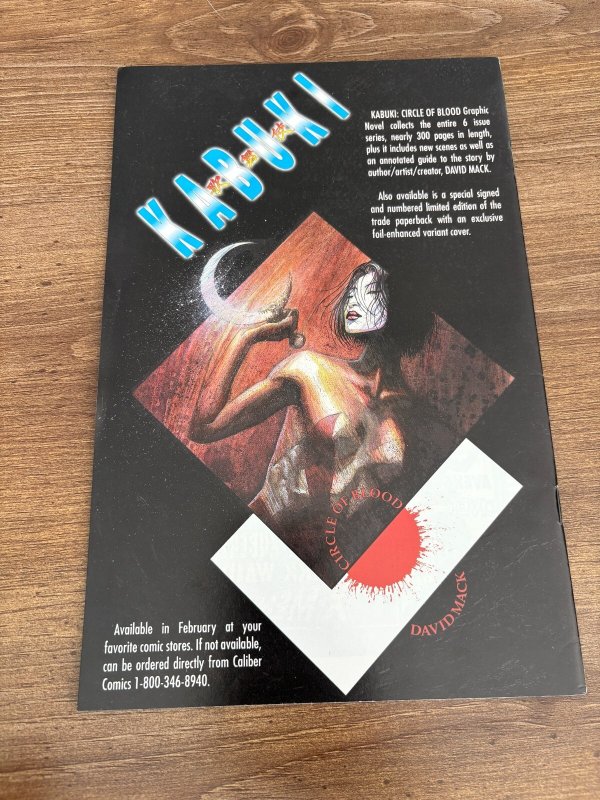 Kabuki Circle Of Blood # 6 NM 1st Print Caliber Comics Comic Book David M 8 J458