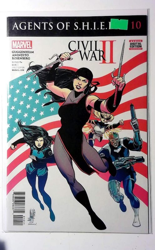 Agents of S.H.I.E.L.D. #10 (2016) Marvel Comics 1st Print Comic Book