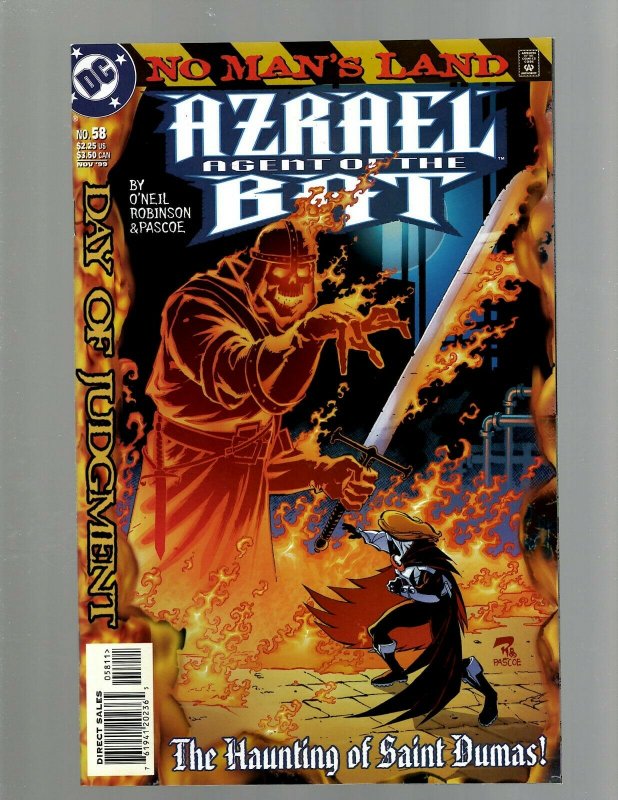 Lot of 12 Azrael DC Comic Books #50 51 52 53 54 55 56 57 58 59 60 61 GK52