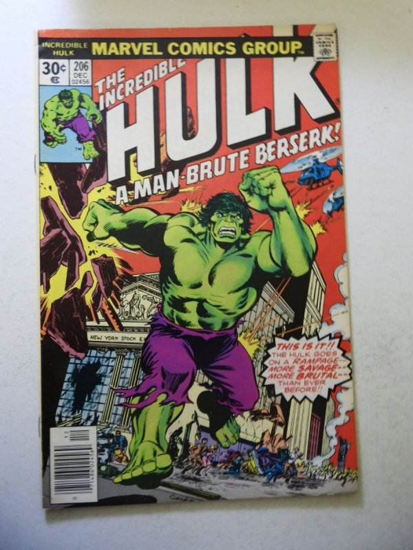 The Incredible Hulk #206 (1976) FN Condition