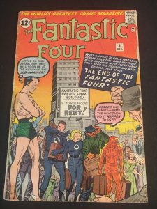 THE FANTASTIC FOUR #9 Fair/Good Condition