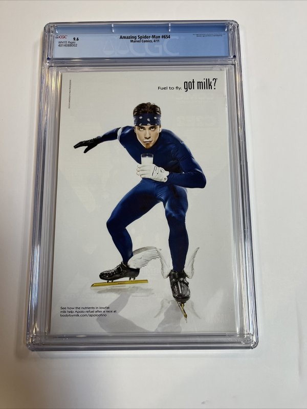 Amazing Spider-Man (2011) # 654 (CGC 9.6 WP) 1st App Flash Thompson As Venom