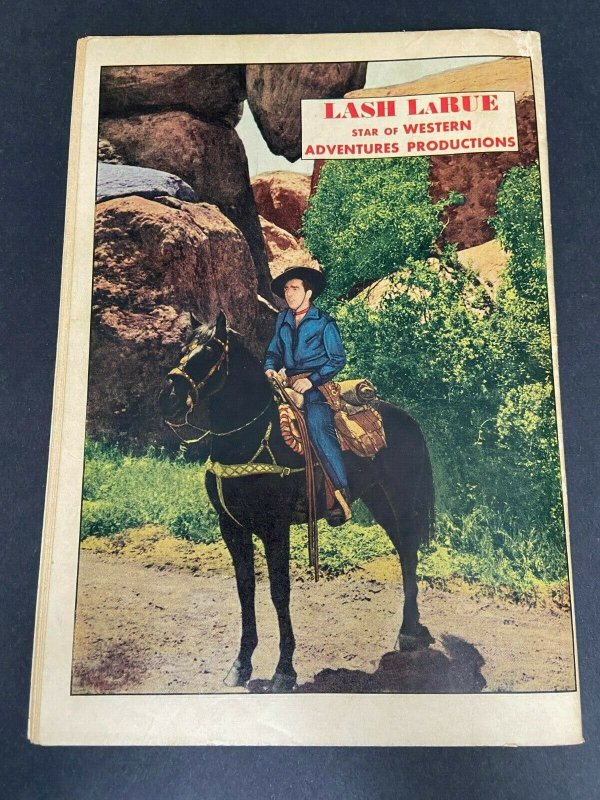 Lash LaRue Western 1 VG- (Fawcett June 1949)