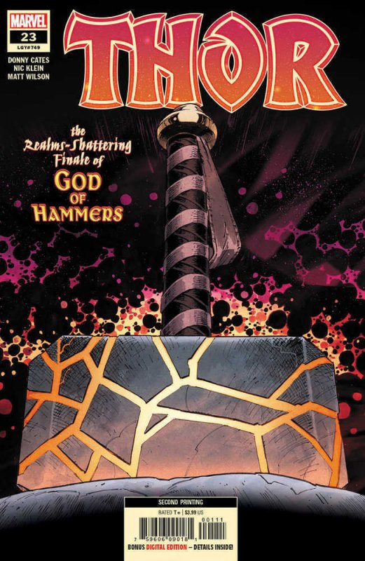 Thor #23 2ND Printing Klein Variant 