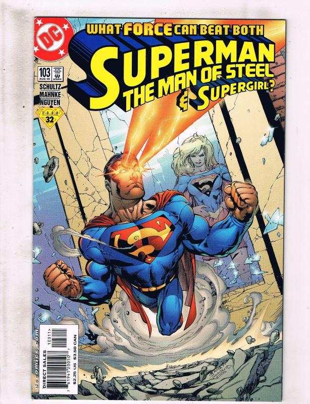 5 Superman Man Of Steel DC Comic Books # 78 79 96 97 103 RC6