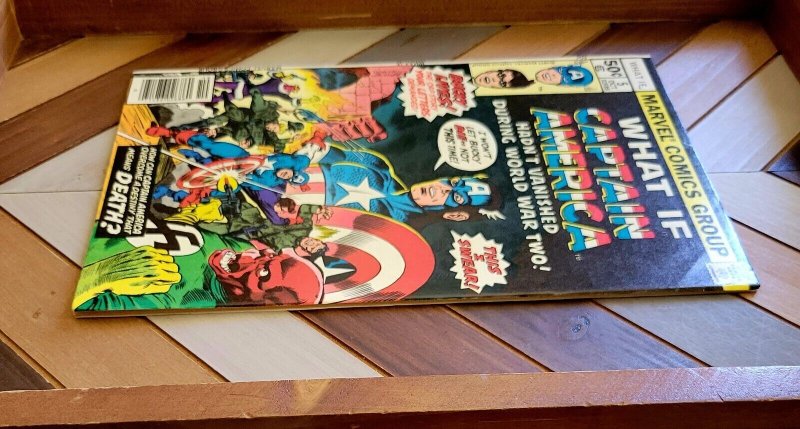 What If? #5 FN/VF (Marvel 1977) Captain America Hadn't Disappeared During WWII?
