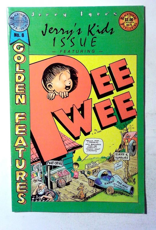 Jerry Iger's Golden Features #6 (1986) Blackthorne Pee Wee 1st Print Comic Book