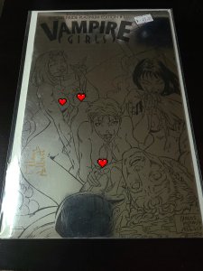 Signed NM Vampire Girls #1 Special Nude Platinum