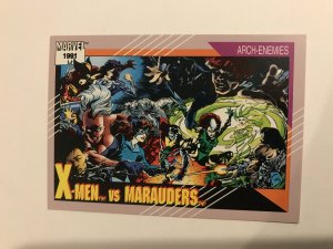 X-MEN VS. MARAUDERS #117 :Marvel Universe 1991 Series 2 card;  NM/M
