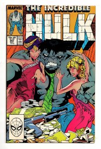 INCREDIBLE HULK #347 (1988) JEFF PURVES | DIRECT ED | COPPER AGE | 1ST JOE FIXIT
