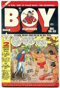 BOY COMICS #49 1949-CHARLES BIRO-TORTURE COVER-N MAURER VF- 