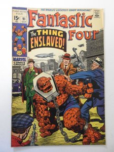 Fantastic Four #91 (1969) FN+ Condition!