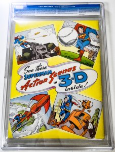 Three-Dimension Adventures Superman  CGC 6.5! Manufactured W/ 1 pair 3D Glasses