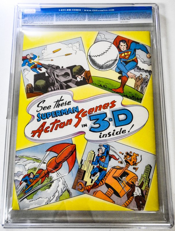 Three-Dimension Adventures Superman  CGC 6.5! Manufactured W/ 1 pair 3D Glasses