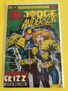 2000 AD PRESENTS: JUDGE ANDERSON  # 6 1984  EAGLE COMICS  /  UNREAD  /  NM