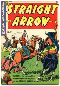 Straight Arrow #27 1952-Golden Age Western-FRED MEAGHER FN/VF