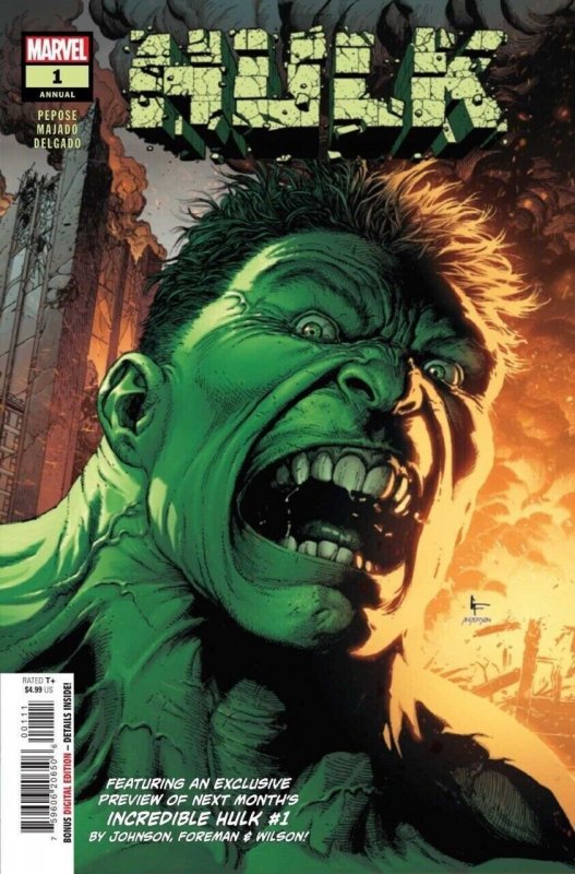 Hulk Annual (2023) #1 NM Gary Frank Cover