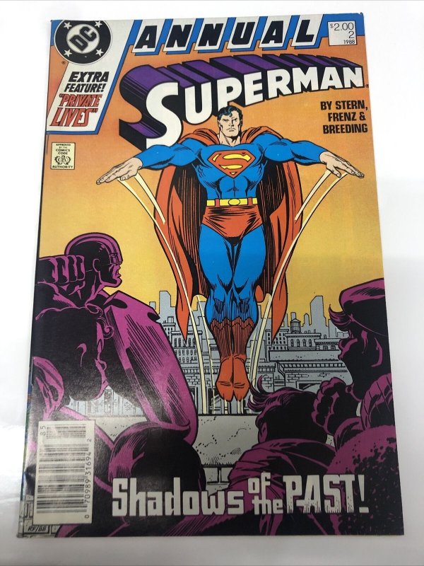 Annual Superman (1988) # 2 (FN/VF) Canadian Price Variant • CPV • Roger Stern