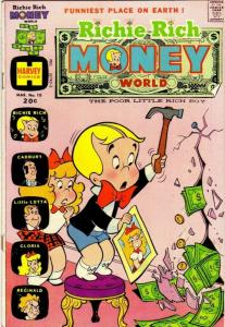RICHIE RICH MONEY WORLD (1972-1982) 10 VG-F March 1974 COMICS BOOK