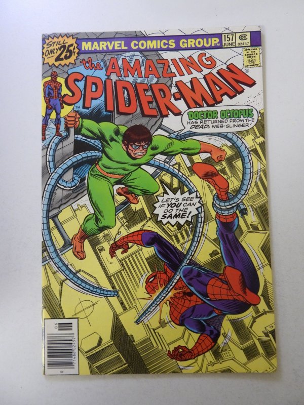 The Amazing Spider-Man #157 (1976) VF condition MVS intact